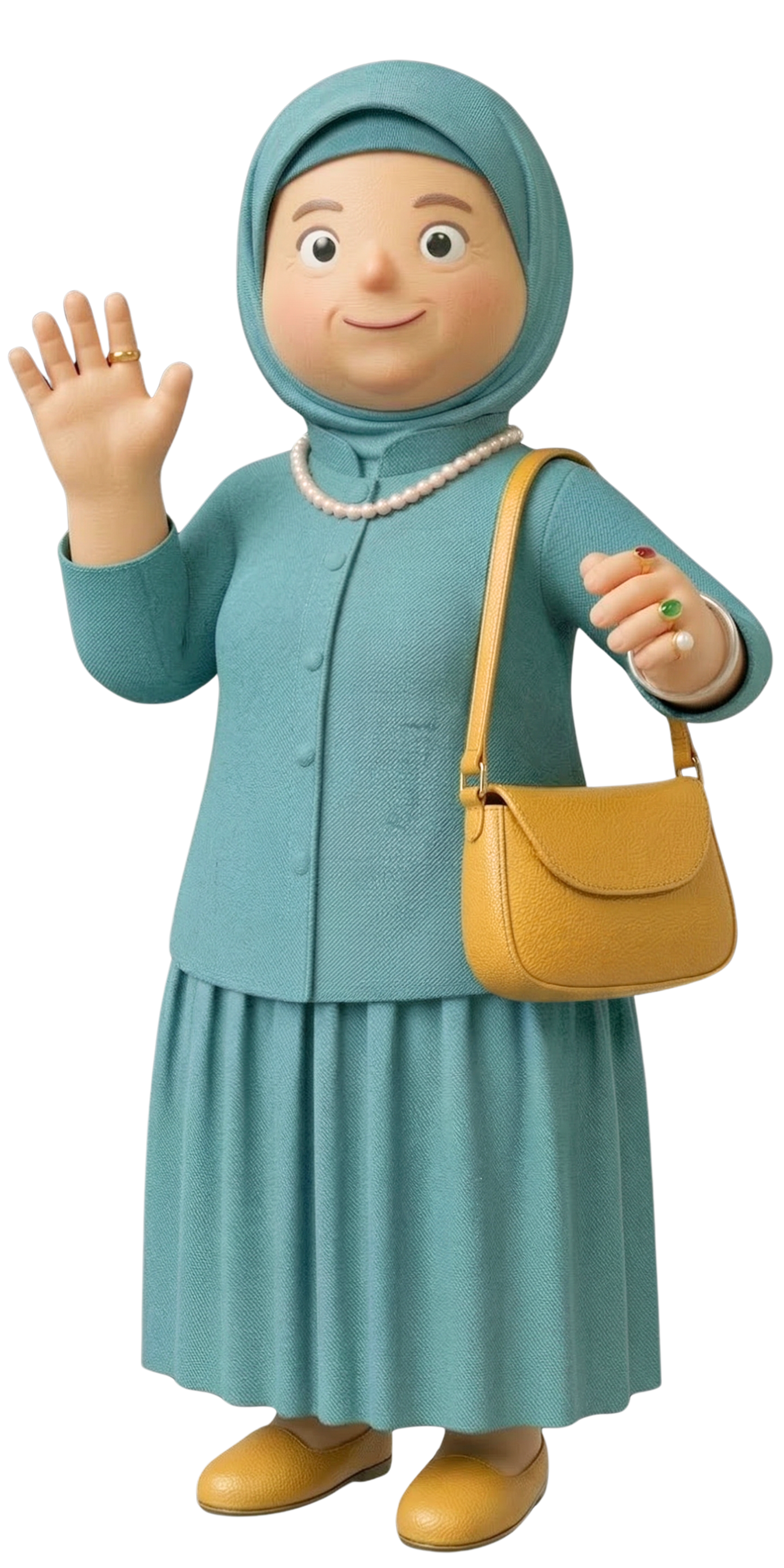 Bu Atin waving